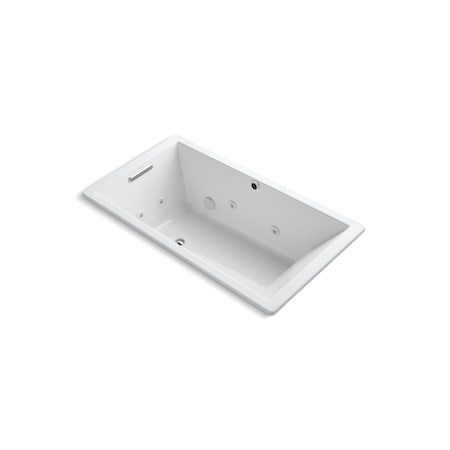 Kohler Underscore Rectangle 66" X 36" Heated Whirlpool Bath With End Drain 1173-JH-0